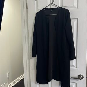Black Long Sleeve Cardigan/ Blazer
